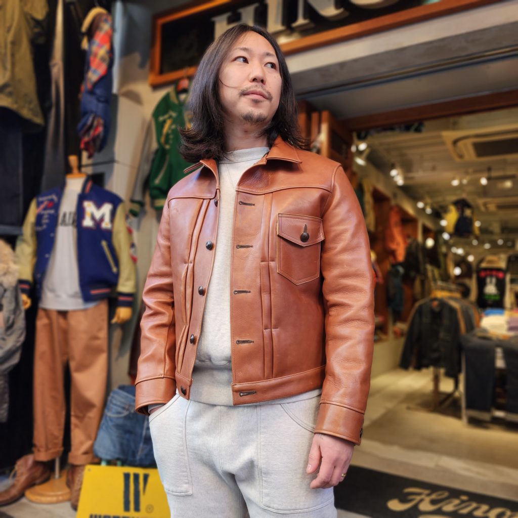 1st type Leather Jacket | HINOYA Official Site