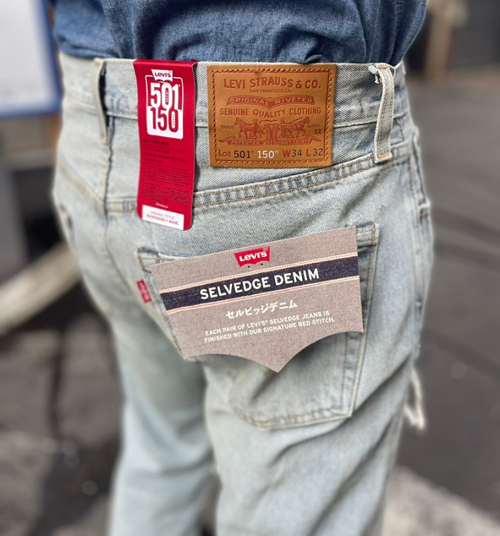LEVIS 501 150th Anniversary Model HINOYA Official Site