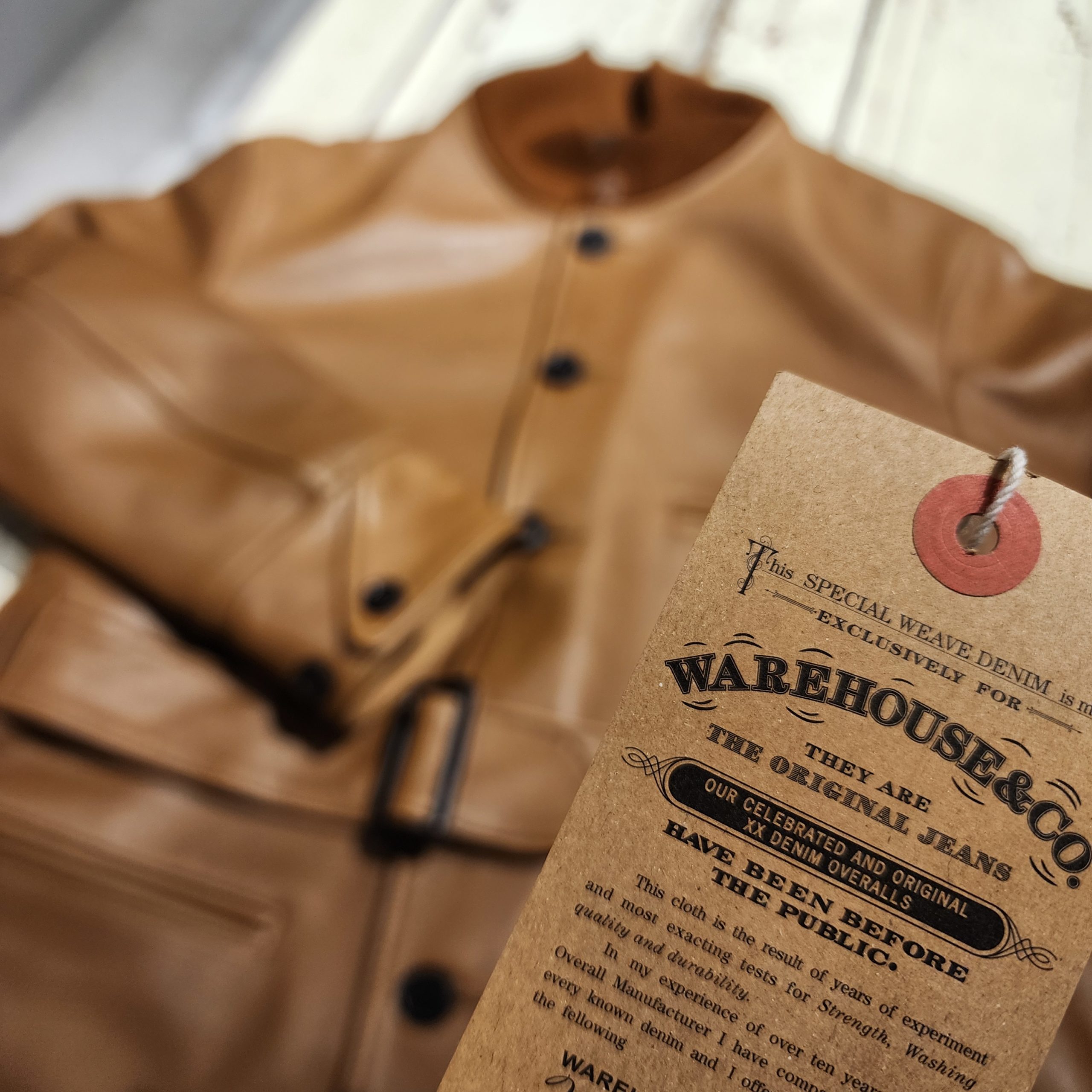 1920'S 「ONE OF THE BEST」 LEATHER COAT | HINOYA Official Site
